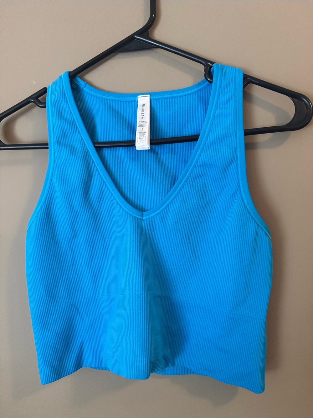 Athleta Aurora Cropped Ribbed Tank
